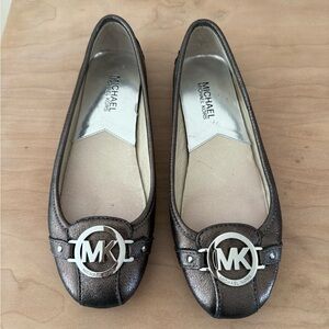 Michael Kors Bronze Ballet Flats